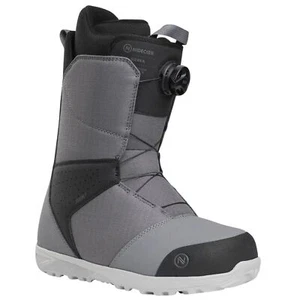 Nidecker Sierra BOA Men's Snowboard Boots, Gray, M9 - Picture 1 of 4