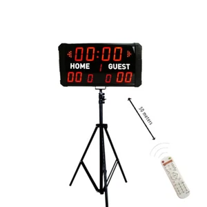 Portable Led Scoreboard Clock Remote Control Digital Electronic Score board - Picture 1 of 5