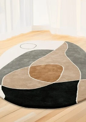 Irregular Shaped Area Rug Stylish Living Room & Bedroom Carpet for Home Decor - Image 1 of 4