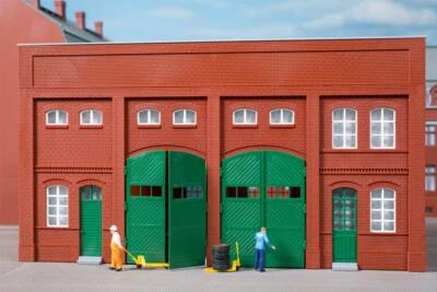 Auhagen 80529 Walls 2391G red, gates L green - Image 1 of 2