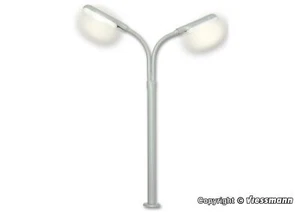 Viessmann 6095 Ho Scale Street Lamp with Two Lights (White Led) High 100 mm - Picture 1 of 1