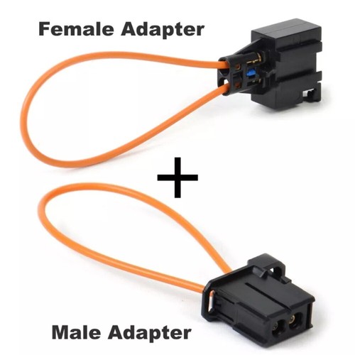 System Optical Fiber Loop Male & Female Adapter Car Diagnostic Cable