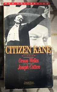 Citizen Kane VHS Tape 1988 Orson Welles Joseph Cotten Agnes Moorehead Movie - Picture 1 of 13