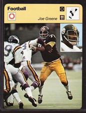 Mean Joe Greene 1977-80 Sportscaster #12-09 Pittsburgh Steelers HOF
