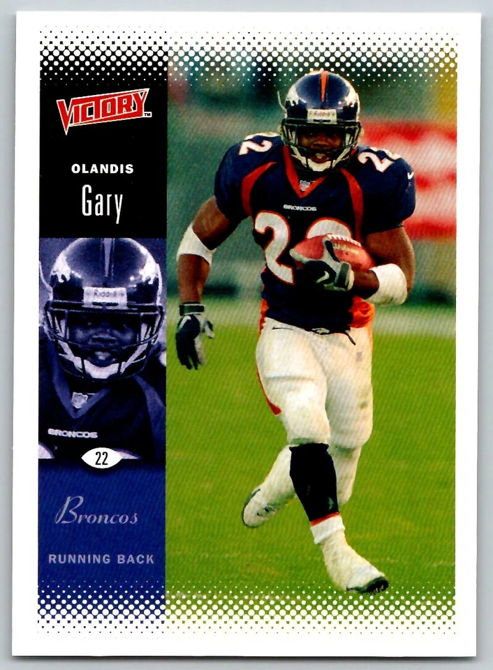 2000 UPPER DECK VICTORY OLANDIS GARY DENVER BRONCOS #59 - Image 1 of 2