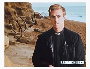 Broadchurch Rev. Coates Autographed 10x8" Print Signed by Arthur Darvill + COA - Picture 1 of 3