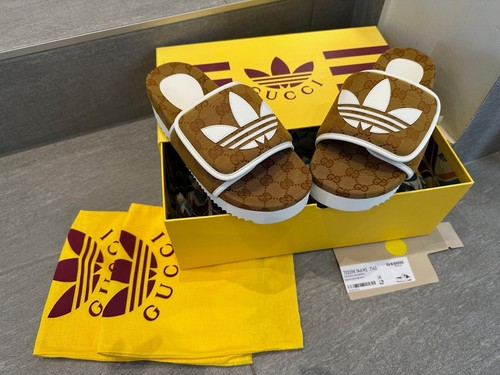 GUCCI X ADIDAS sandali sandali donna GG platform EU38