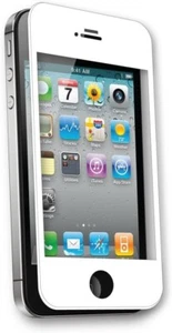 Qmadix Tempered Tech Armor Glass Screen Protector for Apple iPhone 4/4S, White - Picture 1 of 6