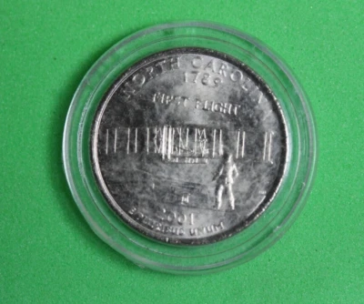 2001 -D State Quarter North Carolina P00466 - Image 1 of 2