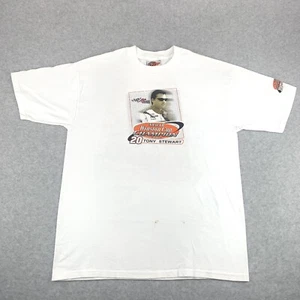 Tony Stewart Nascar Winston Cup Champion 2002 #20 Racing Winners Circle T Shirt - Bild 1 von 13