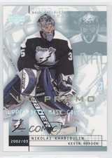 2002-03 Upper Deck Mask Collection UD Promo Nikolai Khabibulin Kevin Hodson #79