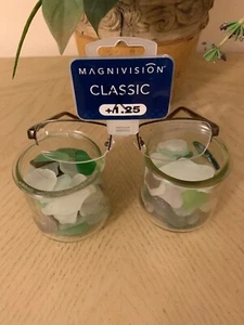 MAGNIVISION CLASSIC Men’s +1.25 (Carson BRN 1/2 Rim Frame) New Retail $21.99 - Picture 1 of 12