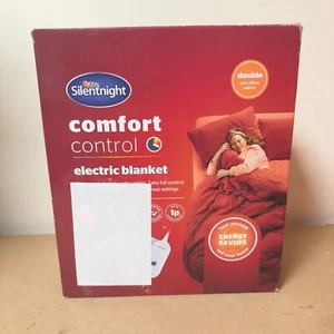 Silentnight Comfort Control 3-Heat Setting Hypoallergenic White Electric Blanket - Imagen 1 de 4