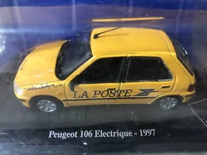 1997 Peugeot 106 Elecrtique Giallo Poste Françi - NOREV 1:43 - Picture 1 of 1