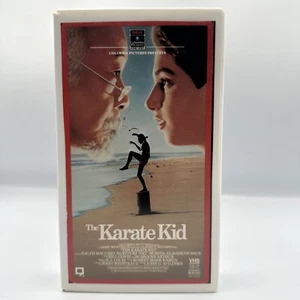 The Karate Kid VHS1985 RCA Columbia Pictures Original Red Label Clamshell Case - Foto 1 di 6