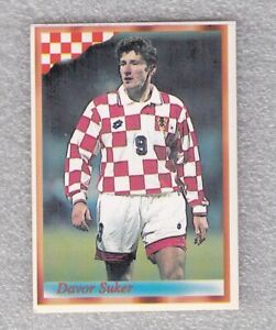 RARE sticker DAVOR SUKER Croatia FIFA WC France 1998 98 Bonart  Yugoslavia