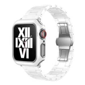 Luxus Keramik iWatch Armband Mit Schutzhülle Für iWatch Series 10 9 8 7 6 5 4 SE - Picture 1 of 9