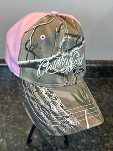 Ford Country Girl Hat Cap Snap Back Adjustable Womens Camouflage Pink Hunting - Picture 1 of 13