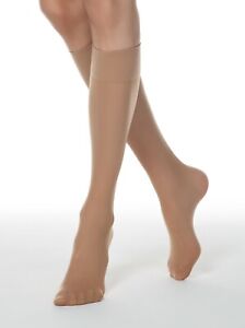 CONTE TENSION 40 Den | Classic Elegant Elastic Sheer Knee-High Socks 2 pairs