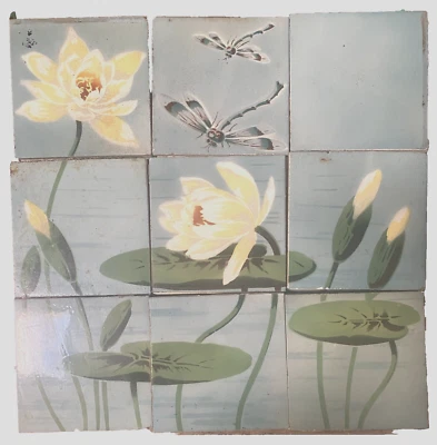 lots de carreaux ciment emmaillé du moulin de ST Amand années 1920 . XX siècle . - Photo 1/4