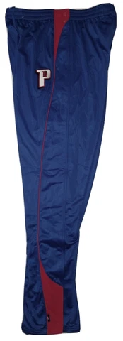 NBA Basketball Tear-away Track Pants 4XL Tall +8" Blue Warm Up Team Apparel NWOT Cover