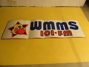 VINTAGE WMMS 101 FM Bumper Sticker early 1980s The Buzzard Cleveland Ohio - Picture 1 of 4