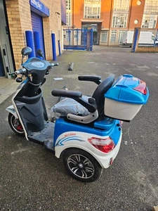 One seater Electro Mobility Scooter - Blue KRAL TOL 1000D-01 - Picture 1 of 8
