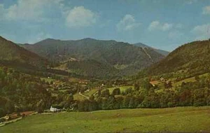 Postal MAGGIE VALLEY NC Early View nr Lago Junaluska y Waynesville - Imagen 1 de 1