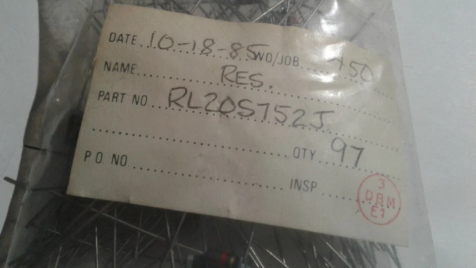 (5 pcs ) RL20S752J, CORNING , RES - Image 1 of 1