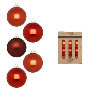 24 Weihnachtskugeln 3cm Glas Christbaumkugeln Weihnachtsbaumkugeln Baumschmuck - Bild 1 von 21
