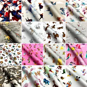 Children's 100% Cotton Branded Novelty Designer Digital Printed Fabric