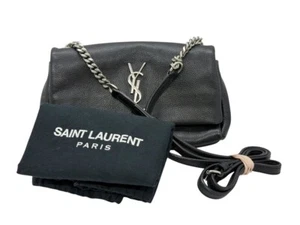 Bolso Bandolera Saint Laurent West Hollywood Correa de Cuero Logo Plateado - Imagen 1 de 10