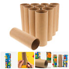 25 Pcs Art Paper Tube Kids Arts Tubes Child Materials Round