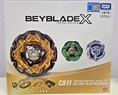 CX-11  Genuine Takara Tomy Beyblade X EmperorMight Deck Set In stock, UK seller - Image 1 of 4