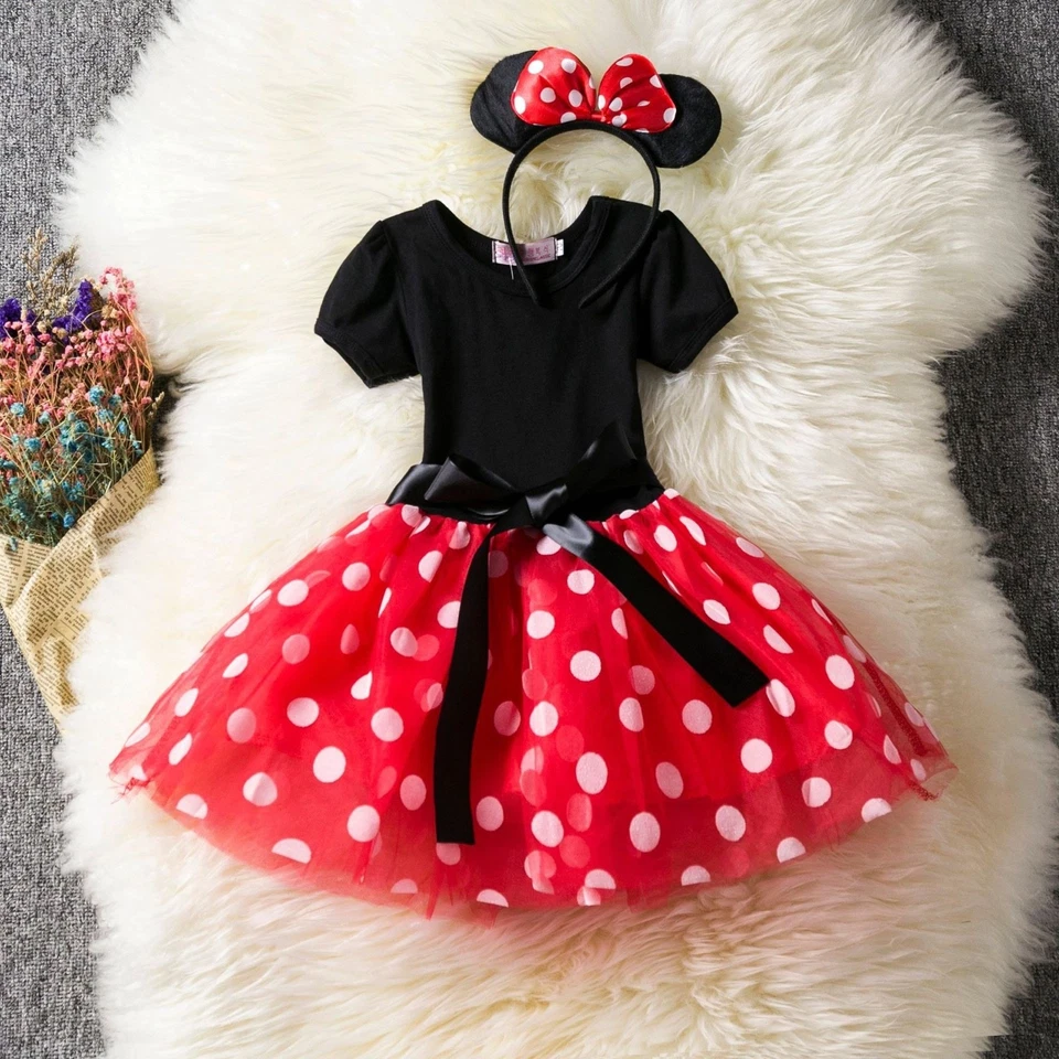 Disfraz de Halloween rojo Minnie Mouse para niñas talla 5T nuevo con etiquetas Foto 1 de 1