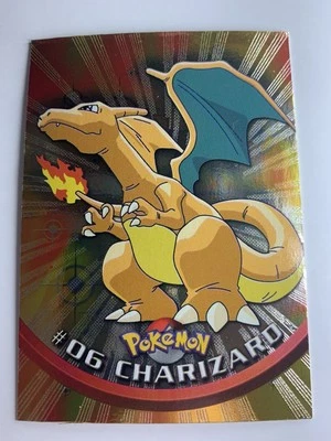 1999 Topps Pokemon TV #06 Charizard (B) Silver Foil Black Logo (Rays 2nd Print) - Image 1 of 2