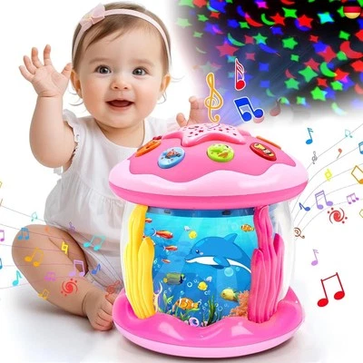 MARKE KALOISYHE KALOISYHE Baby Spielzeug ab 1 Jahr Mädchen Junge Drehender Projektor