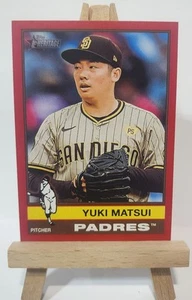 2025 Topps Heritage #358 Yuki Matsui Red Border - Picture 1 of 6