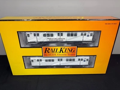MTH Rail King 30-2372-3 MTA World's Fair R-12, 2-Car Non Powered Subway Set - Image 1 of 4