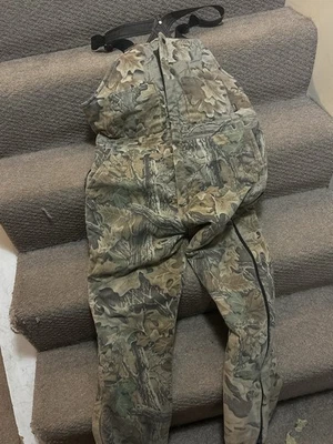 Walls Overalls Mens Large Tall Camo Bibs Pockets 38 40 Waist Hunting Cold Old L - Image 1 of 4