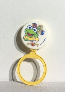 VTG 1992 Muppet Babies Jim Henson Playskool Kermit Infant Rattle Great - Picture 1 of 4