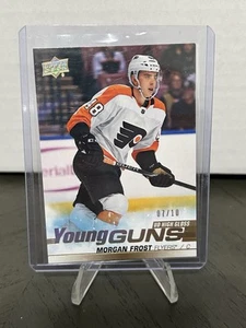 2019-20 UD Series 2 Morgan Frost Flyers/Flames Young Guns Rookie High Gloss 7/10 - Picture 1 of 2