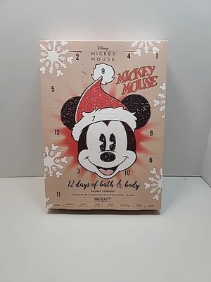 NUEVO MAD BEAUTY - Juego de baño y cuerpo calendario de adviento de 12 días Disney Mickey Jingle Foto 1 de 4