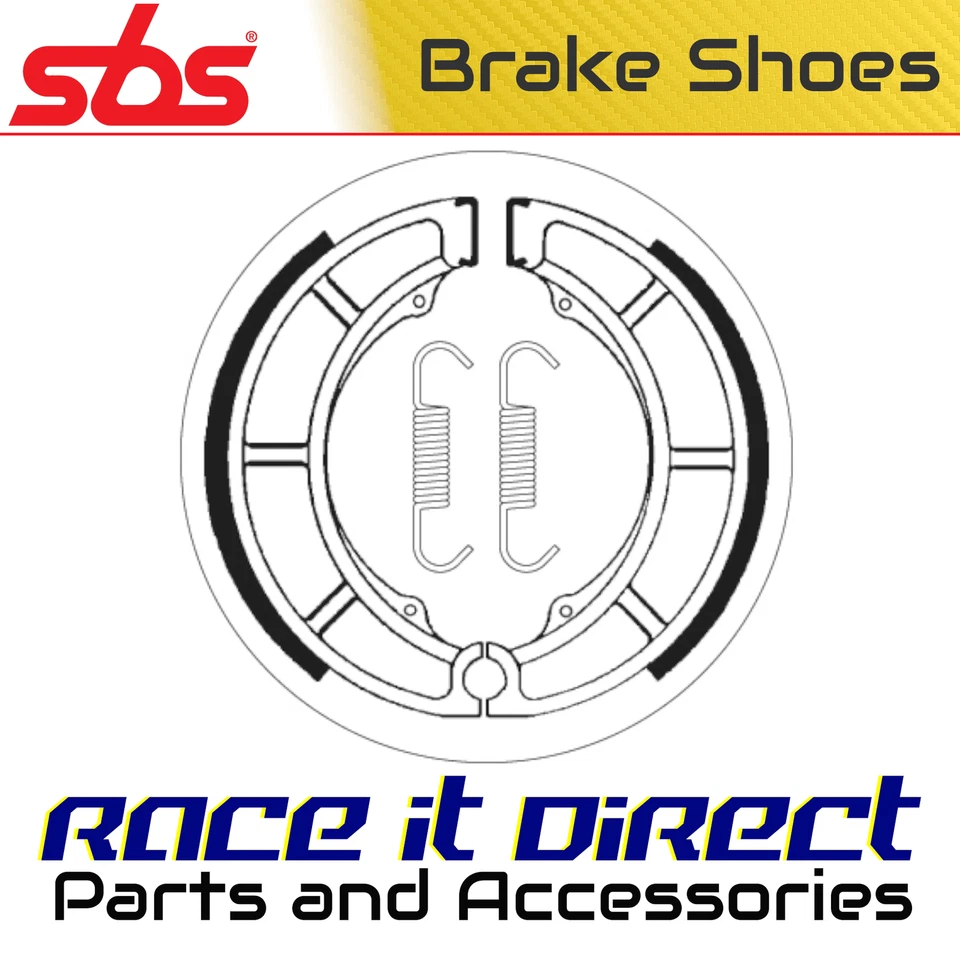 Zapatas de freno traseras para SUZUKI VS 800 GL INTRUDER 1992-2000 SBS Foto 1 de 4