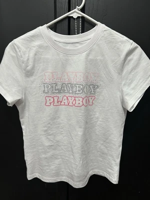Camisa Deslumbrante Talla M Playboy PLATA ROSA NUEVA CON ETIQUETAS Foto 1 de 3