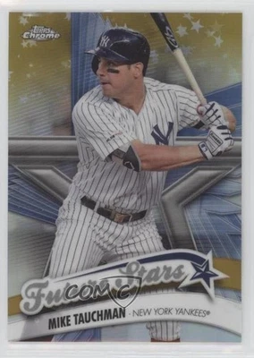 2020 Topps Chrome Future Stars Gold Refractor /50 Mike Tauchman #FS-19 - Image 1 of 2