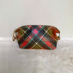 VIVIENNE WESTWOOD Vintage Red Mix Tartan Clutch Bag - Picture 1 of 11
