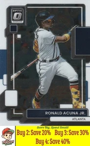 Ronald Acuña Jr. 2022 Donruss Optic #128 Atlanta Braves 008490 - Imagen 1 de 2
