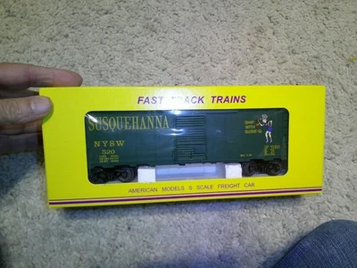 S GUAGE AMERICAN FLYER / AMERICAN MODELS #1136 40' SUSIE Q BOXCAR - Image 1 of 3