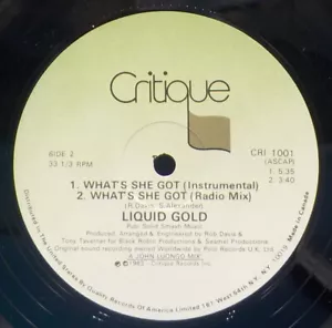12" Single - Liquid Gold "What's She Got" (3 Versionen) NM BX5 - Bild 1 von 2
